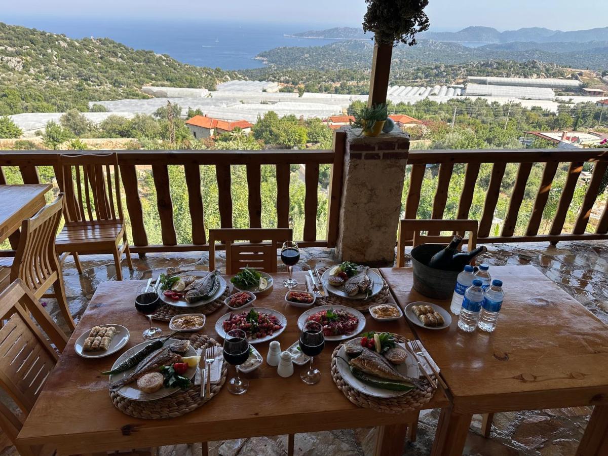 Kapaklı Istlada Tas Ev Apart - Kekova View מראה חיצוני תמונה