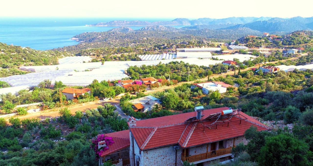 Kapaklı Istlada Tas Ev Apart - Kekova View מראה חיצוני תמונה
