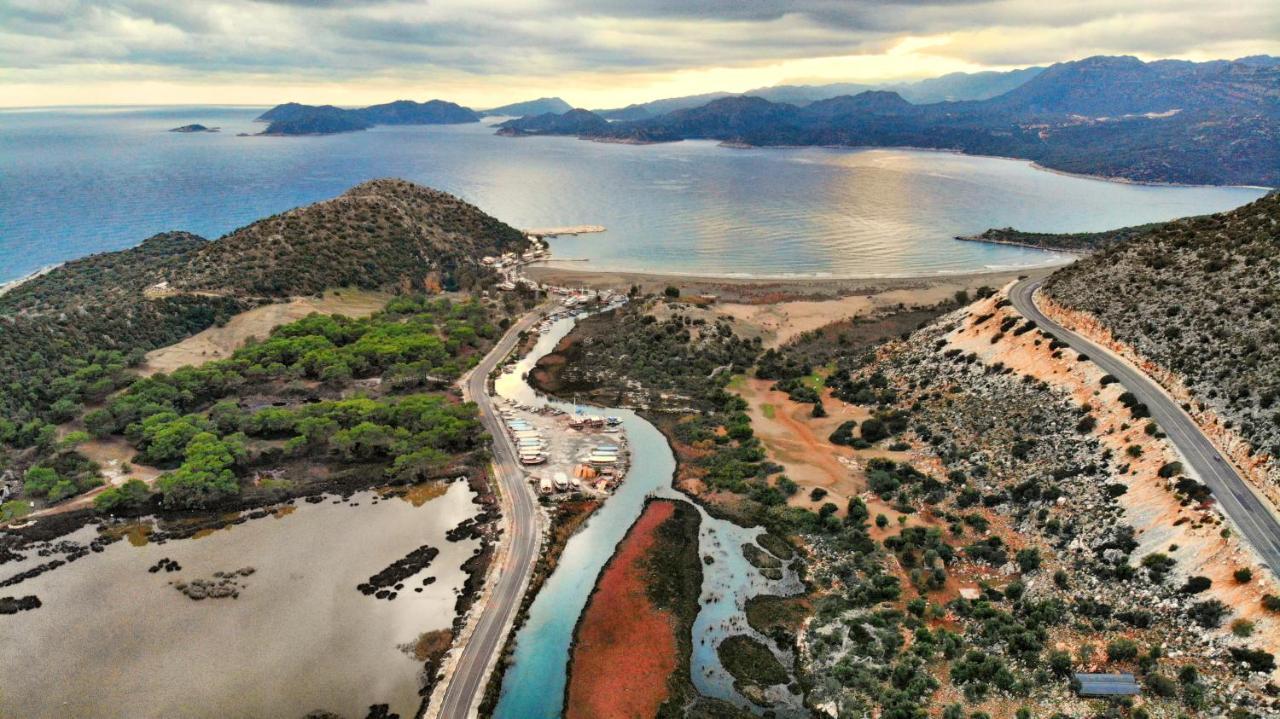 Kapaklı Istlada Tas Ev Apart - Kekova View מראה חיצוני תמונה